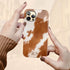 Custom Initials Cowhide iPhone Case